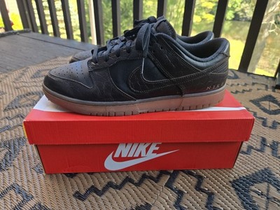 Size 11 - Nike Dunk Low Chocolate Croc Sneakers Black/Velvet Brown