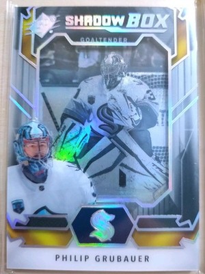 Philipp Grubauer Shadow Box - Seattle Kraken - Upper Deck SPx Hockey 2021-22 NHL