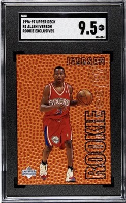 1996-97 Upper Deck - Rookie Exclusives Allen Iverson #R1 (RC)
