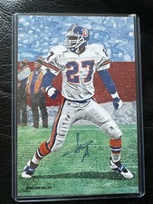 Steve Atwater Denver Broncos Signed 4x6 Donovan Kelley Card 41