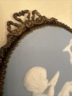 Plaque Medallions 6” Vintage Qty. 2 Rare French Limoges Porcelain Roman Greek — photo 3