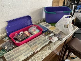 HUGE LOT | 350 BNIP Jewelry Making Supplies Beading Costume Necklace Bracelet