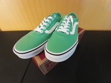 Vans Unisex Ward Canvas Lace up Style Sneaker - Summer Green Women's Size 8