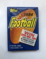 1984 Topps Football (1) Wax Pack Sealed From Box Marino, Elway Dickerson RC ?