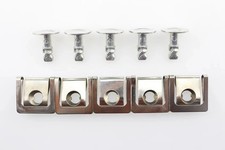 FIT VOLKSWAGEN ENGINE UNDERTRAY TRIM CLIPS SPLASHGUARD SHIELD BOTTOM COVER 5pcs