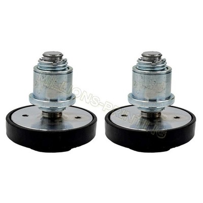 2PCS Auto Car Lift Telescopic Round Tray Rubber Pads Peg 2-Stage Screw-up Pads