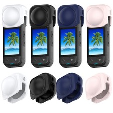 For Insta360 X5/X4 Camera Lens Guard Silicone Protective Case Cover Anti-scratch