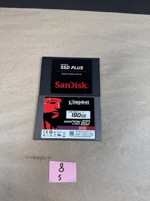LOT OF 2 - 240GB 2.5'' SSD SATA  6G/s + Kingston 180gb SsdNOW Kc300 Ships Fast!