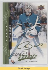 2018-19 Upper Deck MVP Green Script Martin Jones #156 READ o1h