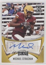 2021 Leaf Draft Auto Gold Mike Strachan Michael Strachan #BA-MS2 Auto 0mx0