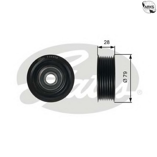Aux Belt Idler Pulley fits TOYOTA COROLLA E15 2.0D 06 to 14 1AD-FTV Guide Gates - Image 18