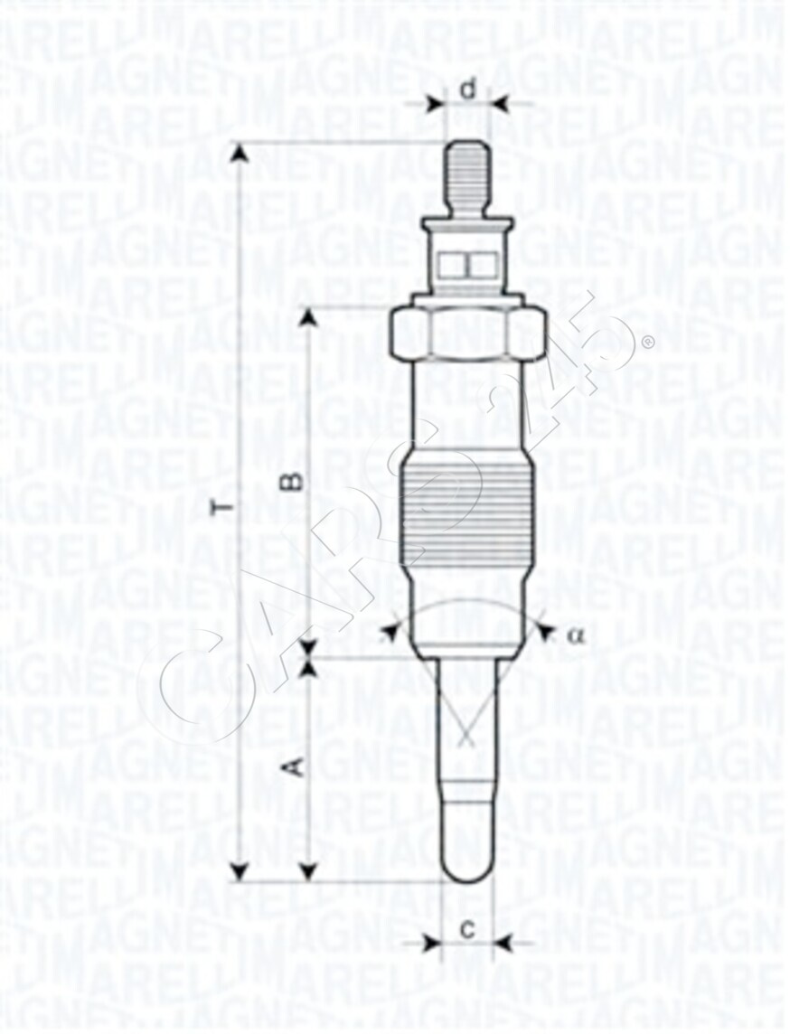 Glow Plug Fits FORD RENAULT IVECO OPEL FIAT VAUXHALL CITROEN BEDFORD EZD8