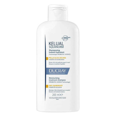Ducray Kelual Squanorm Moisturizing Treatment Shampoo Dry Dandruff 200ml 9/27