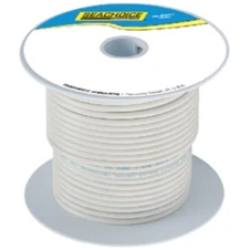 Seachoice 14 Guage Tinned Copper Marine Wire, White - 100 Foot Roll