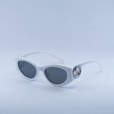 New GUCCI GG1691S 006 White/Grey Silver Mirror 54-19-145 Sunglasses
