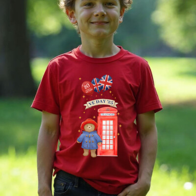 VE Day Victory In Europe 80th Anniversary Union Jack Polyester 5'x3' Flag - Foto 3