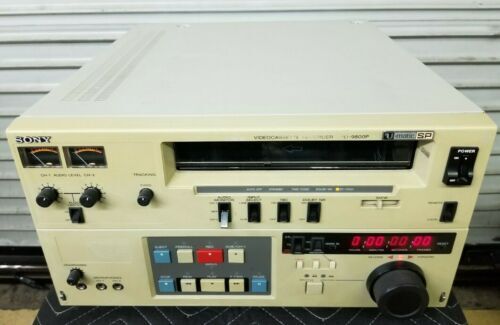 SONY NTSC BVU-900 U-MATIC SP VIDEO CASSETTE PLAYER w/ 30 Day carry
