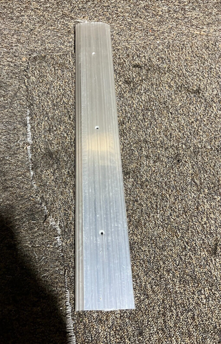 Door Threshold Pemko Aluminum Fluted Saddle Threshold - 6x36 Inch