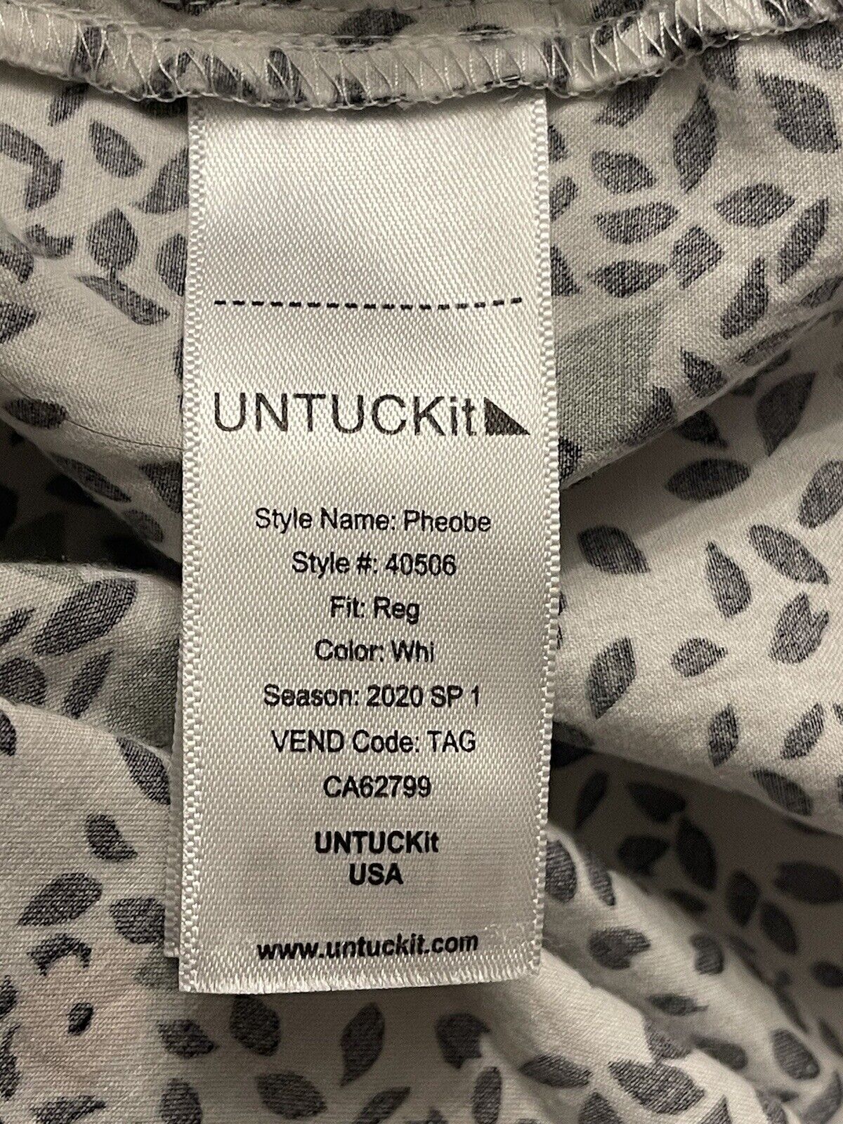 Untuckit For Her Size 4 Floral Long Sleeve Phoebe… - image 11