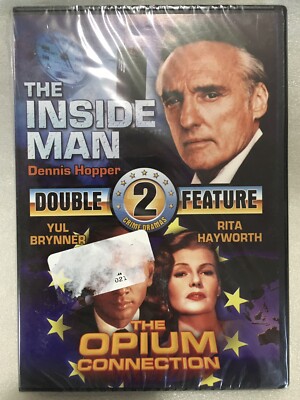 The Inside Man/The Opium Connection Double Feature (DVD) NEW Sealed