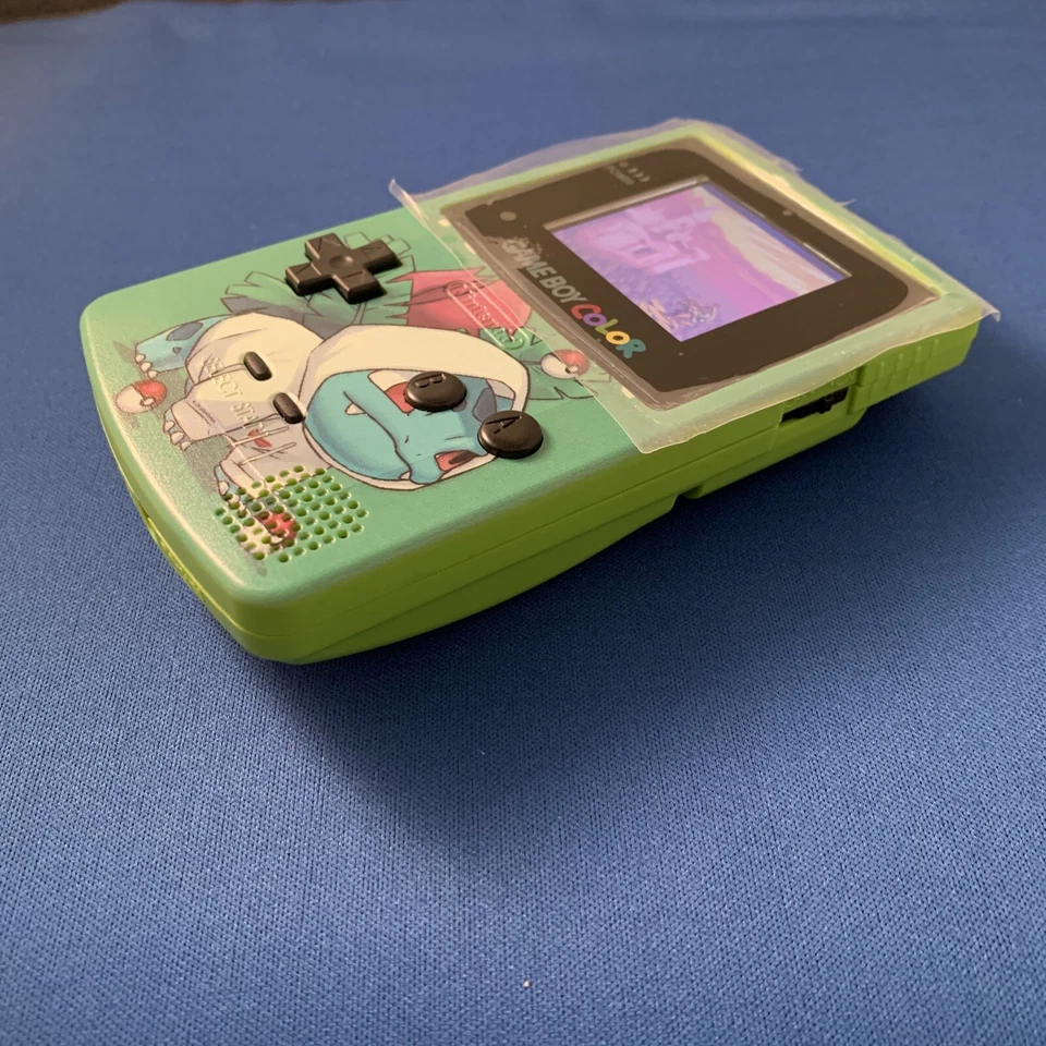 Ivysaur Pokemon UV Printed Gameboy Color Backlit Screen Dimmer & Color Change - Image 2 of 4