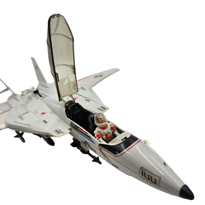 SKY タイガースジェット 2個セット 1983 GI Joe SKYSTRIKER Jet w/ ACE COMPLETE w/ Box & Parachutes F14