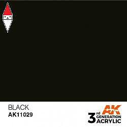 ACRILICO MODELLISMO AK INTERACTIVE BLACK 17ML