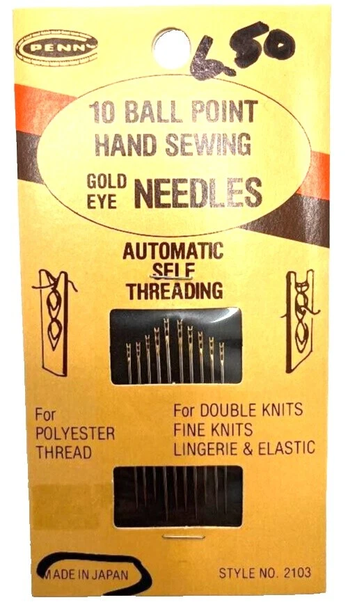 Sewing Self-Threading Needles