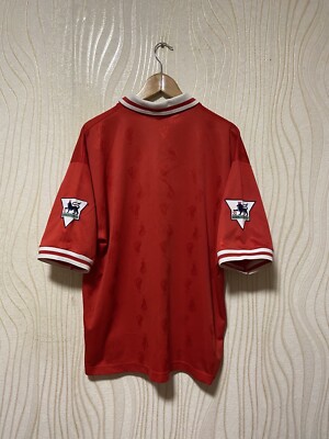 LIVERPOOL 1997 1998 HOME FOOTBALL SHIRT SOCCER JERSEY REEBOK sz 46