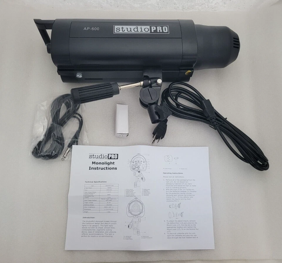 Studio PRO AP-600 Monolight - Image 2 of 4