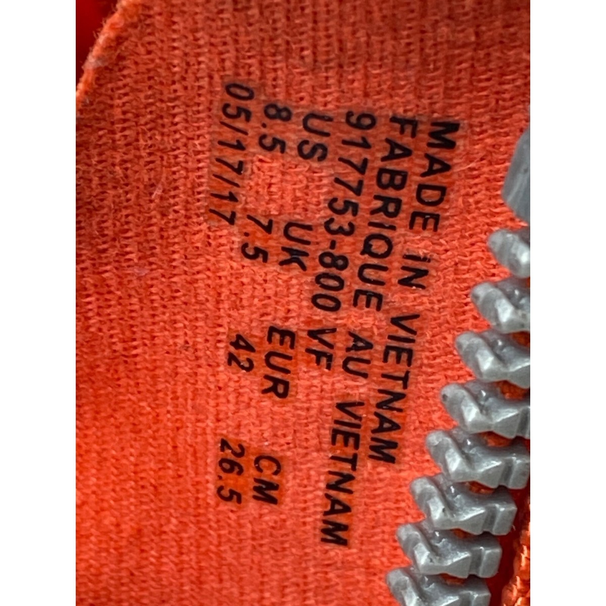 Nike SF-AF1 Mid Team Orange Mens 8.5 dual zipper back AS IS No ankle strap Nike SF-AF1 Mid  main image 2