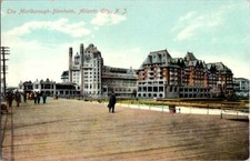Vintage Postcard The Marlborough Blenheim Atlantic City NJ New Jersey      E-716