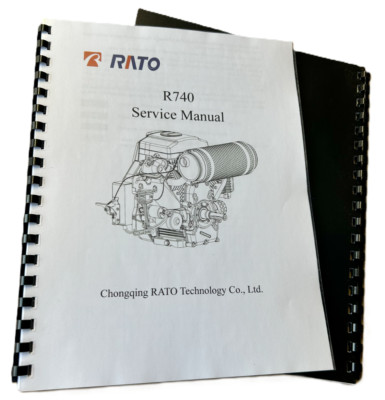 RATO R740 Engine Service Manual Chinese Mini Skid Steer Excavator Track Loader