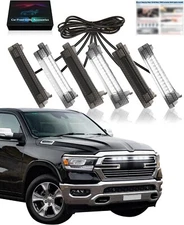 For 2019-2024 Dodge Ram 1500 Laramie LED Grille Lights Amber Raptor Style DRL