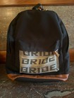 JDM Style BRIDE Fabric Backpack Car Racing Seat Harness Straps Black Blue