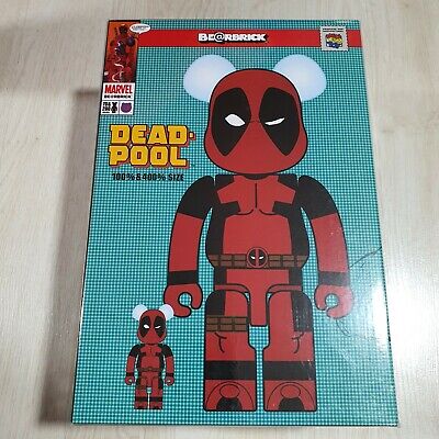 BEARBRICK Deadpool 100%&400% Dead Pool Marvel Be@rbrick BEARBRICK Deadpool 100%&400% Dead Pool Marvel Be@rbrick