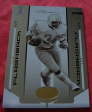 2004 Earl Campbell Leaf Certified Flashback Card   Houston Oilers   Texas