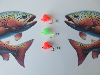 Steelhead/Trout/Salmon Egg Cluster 7mm Bead 