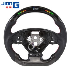 Carbon Fiber Led Leather Steering Wheel For Chevrolet Corvette C7 2014-2019