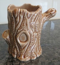 Vintage Wade Tree Trunk Ornament (Damaged Missing Bird) Please See Pictures