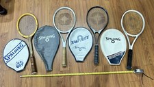 Lot Of 4 PCS VINTAGE SPALDING TENNIS RACQUETS , W/COVERS