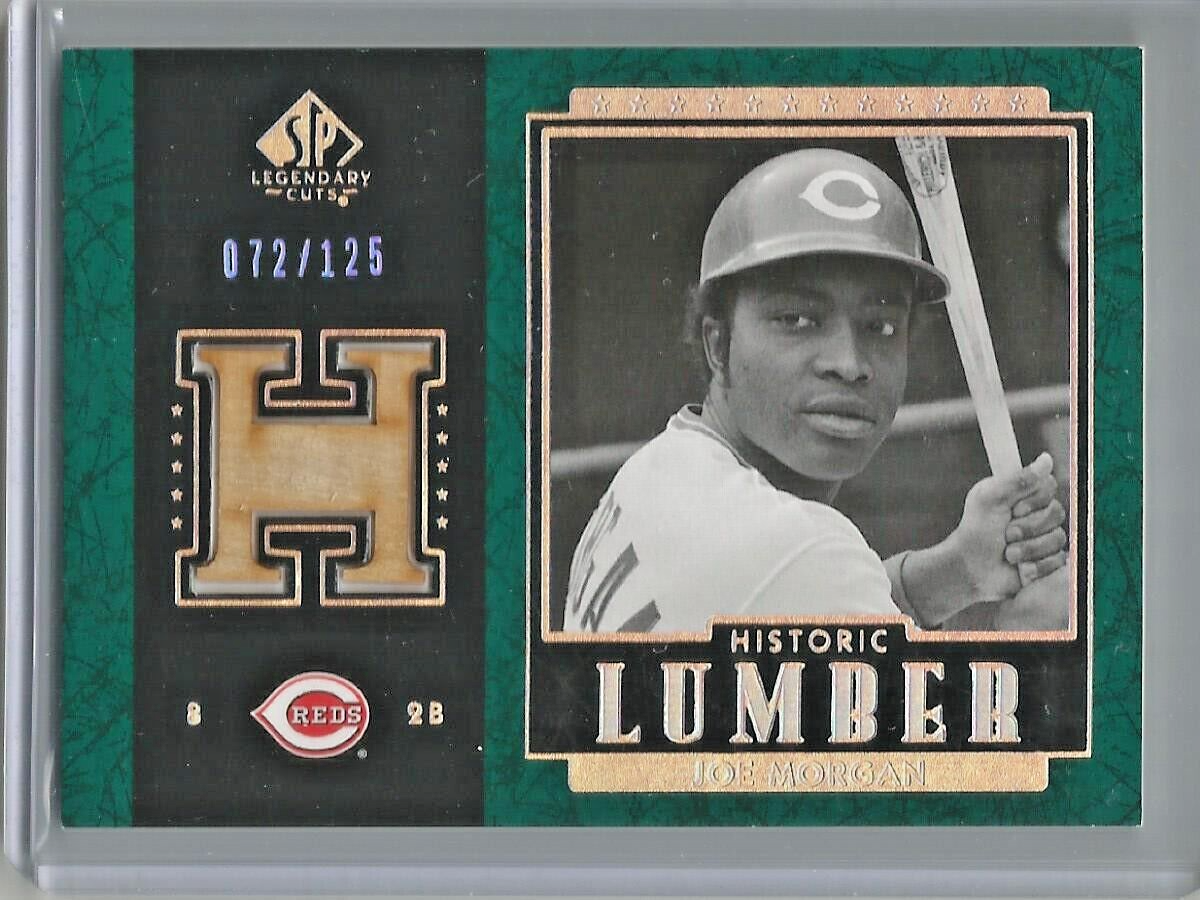 Joe Morgan 2003 Upper Deck SP Legendary Cuts Game Used Bat #072  display picture 1
