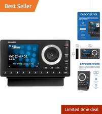 Portable SiriusXM Onyx Plus Radio - Easy Installation for Any Vehicle, 3mo Free