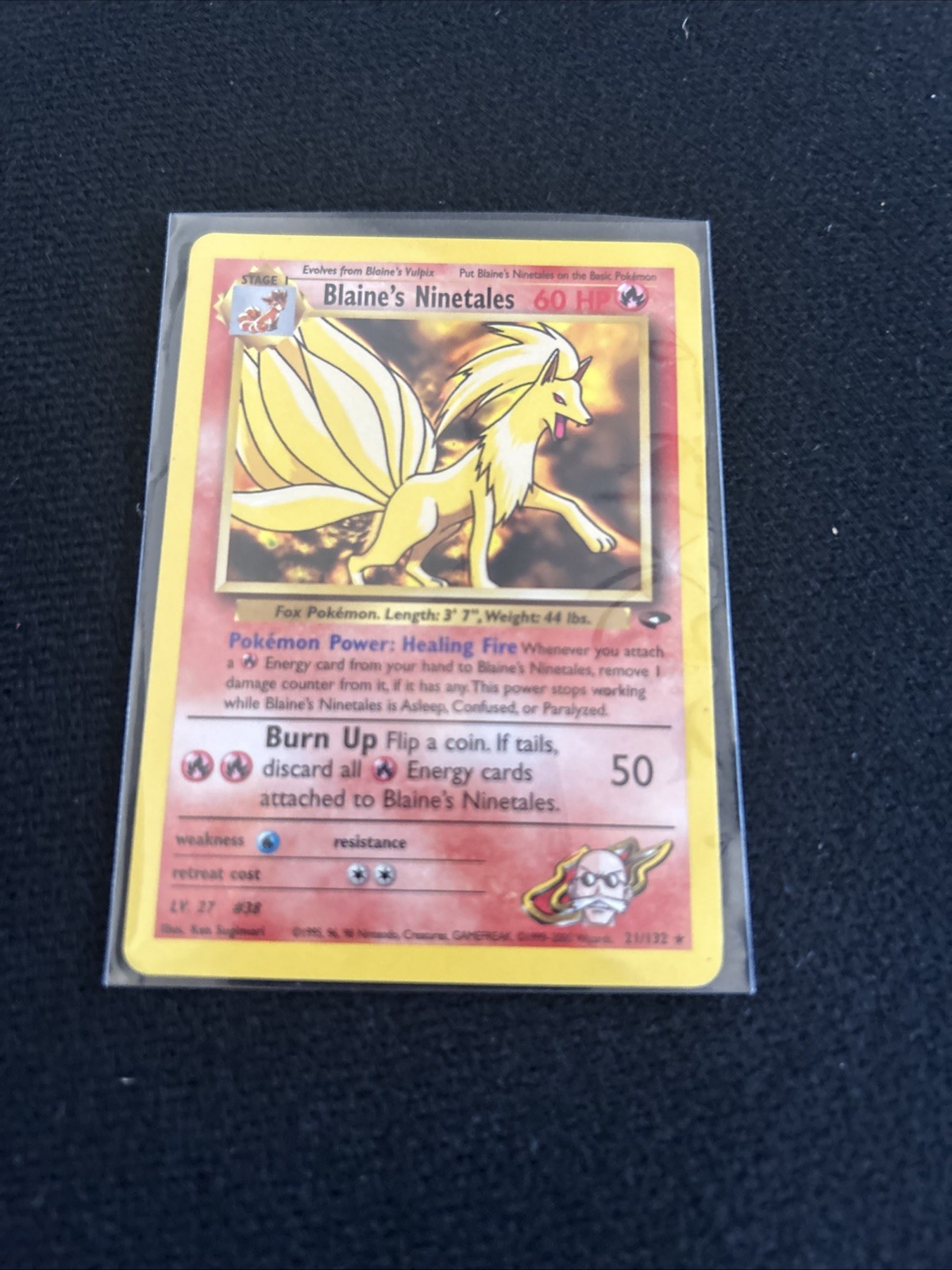 Blaine's Ninetales 21/132 Gym Challenge Regular