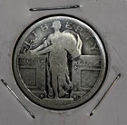 1917 Type 1 Standing Liberty Quarter Original Surfaces Last 7 in Date Visible