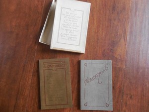 Vintage 1920's James Memory Joggers TELEPHONE MESSAGE BOOK & ENGAGEMENT BOOK
