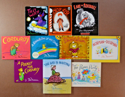 Lot of 10 Picture Books by Don Freeman Corduroy, Dandelion, Mop Top, Norman F1