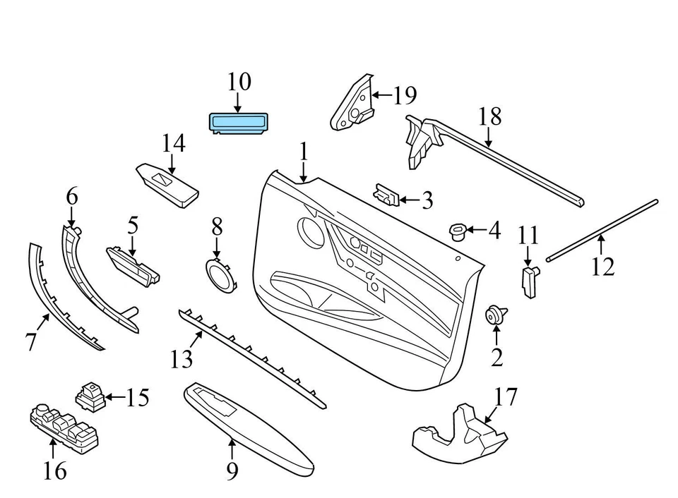 2014-2016 BMW 428I - Footwell Light 9219492 - Imagem 3 de 4