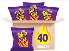 Takis Fuego 40 Count Snack Size Multipack - Extreme Spicy Rolled Tortilla Chips