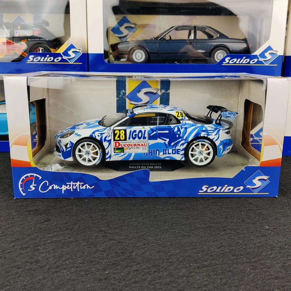 SOLIDO ALPINE A110 RALLY VAR 2021 #28 DELECOUR/CASTELLI 1:18 NUOVO SCATOLA - Immagine 2 di 4